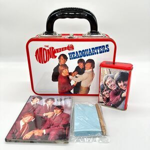 The Monkees Headquarters Vintage Lunchbox Collector Tin Address Book Pad Pencil
